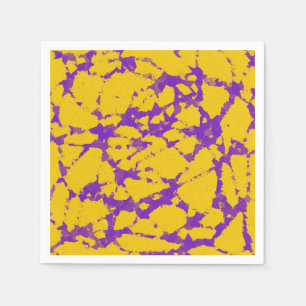 Purple and Yellow Tie Dye Napkins