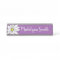 Purple and Yellow Whimsical Daisy Custom Text
