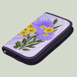 Purple and Yellow Wildflower Photograph Planner