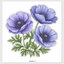 Purple Anemone Bouquet