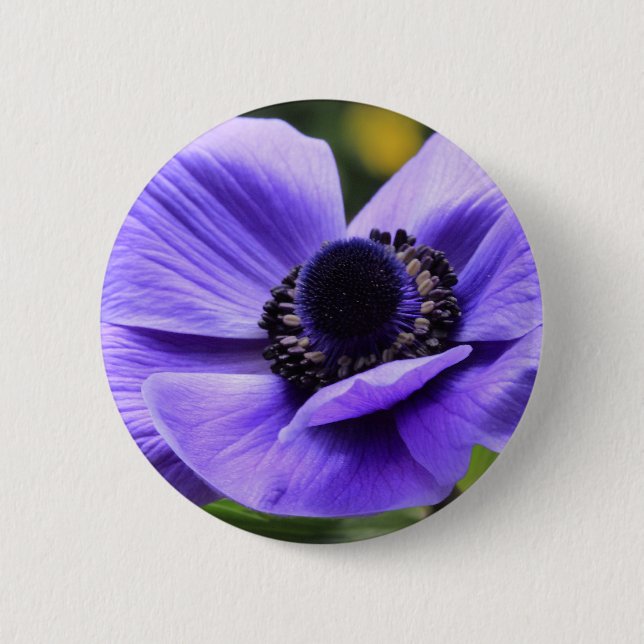 Purple Anemone Button (Front)