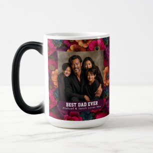 Purple Anemones Nature Cat Dad Keepsake Color Morph Mug
