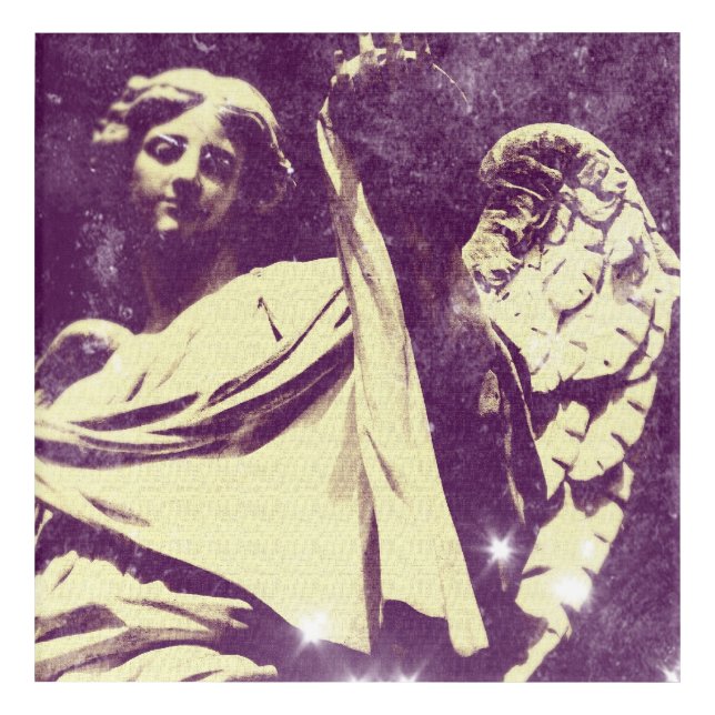 Purple Angel Acrylic Print (Front)