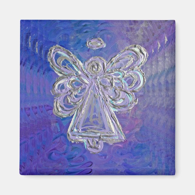 Purple Angel Magnet (Front)