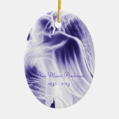 Purple Angel Memorial _ Ornament