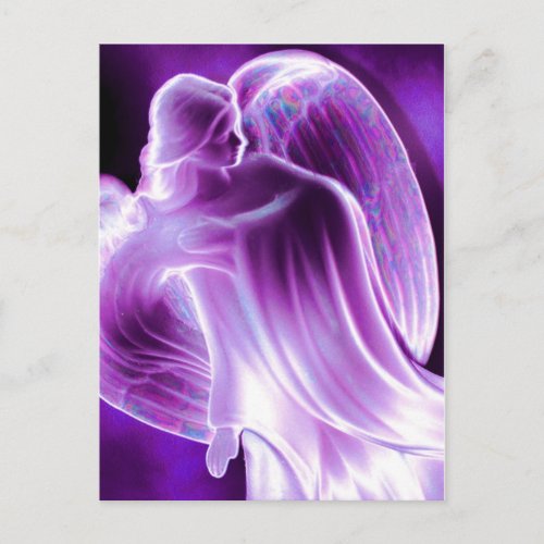 Purple Angel Postcard