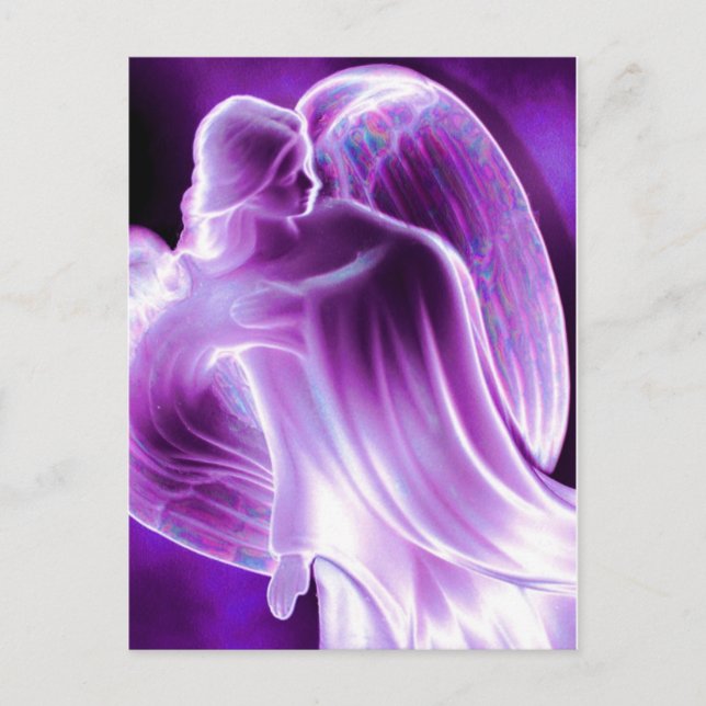 Purple Angel Postcard (Front)
