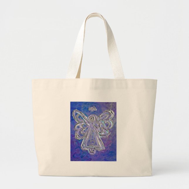 Purple Angel Tote Bag (Front)