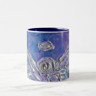 Purple Angel Wings Mug or Cup
