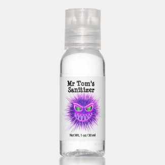 Purple angry virus