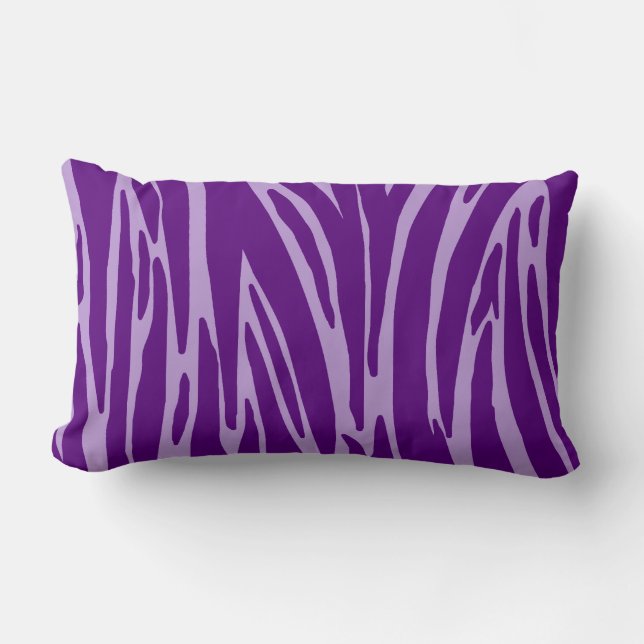 Purple Animal Print Pattern American MoJo Pillows (Front)