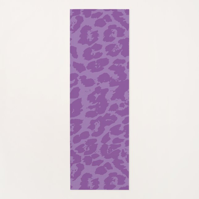 Purple Animal Spot Yoga Mat (Front)