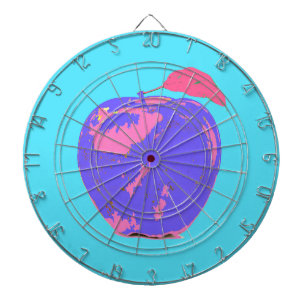 Purple Apple Pop Art Dart Board