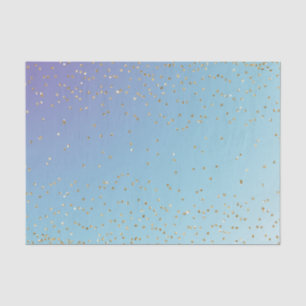 Purple Aqua Gold Sparkle  Tissue Paper
