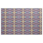 Purple Aqua Turquoise Taupe Beige Red Ethnic Look Fabric