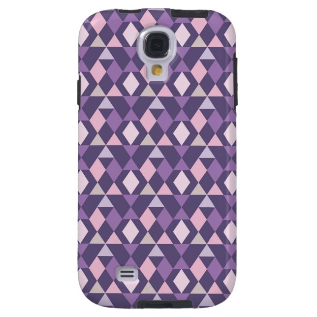 Purple Arabic Geometric Pattern Case-Mate Samsung Galaxy Case (Back)