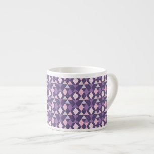 Purple Arabic Geometric Pattern Espresso Cup
