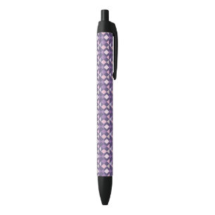 Purple Arabic Geometric Pattern Pen