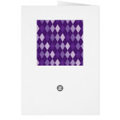 Purple argyle pattern (Back)