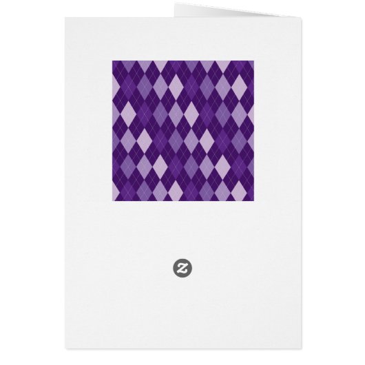 Purple argyle pattern (Back)