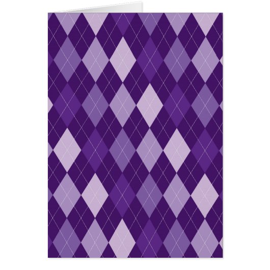 Purple argyle pattern (Front)