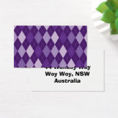 Purple argyle pattern (Desk)