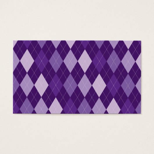 Purple argyle pattern (Front)