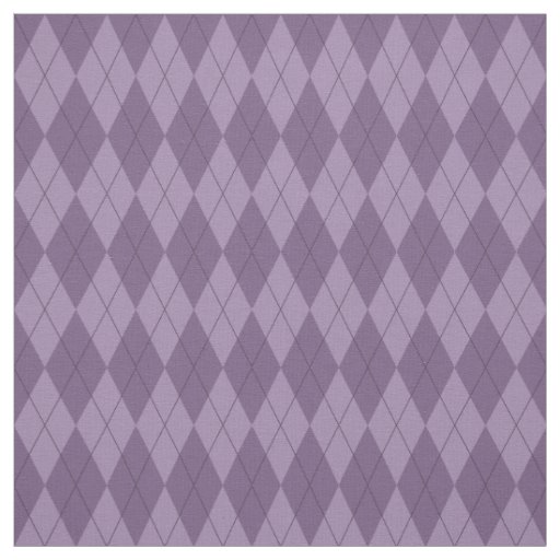 Purple Argyle Pattern Fabric