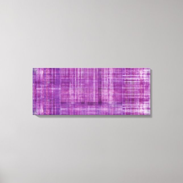 Purple Art Color Painting Canvas Print (Front)
