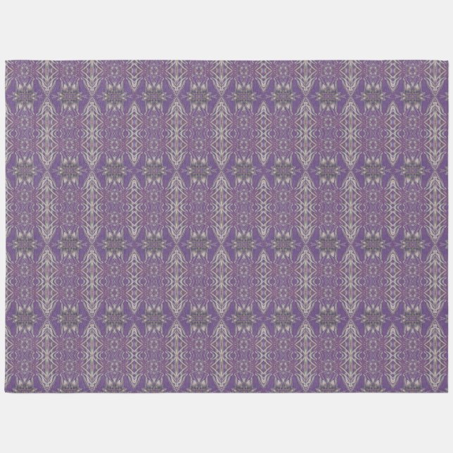 Purple Art Deco Pattern Rug (Front)