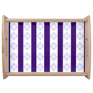 Purple Art Deco Serving Tray