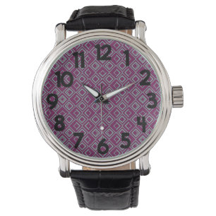 Purple Art Deco Watch
