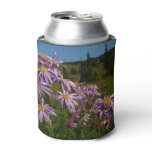 Purple Aster Flowers at Mount Rainier Can Cooler