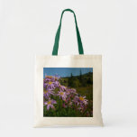 Purple Aster Flowers at Mount Rainier Tote Bag