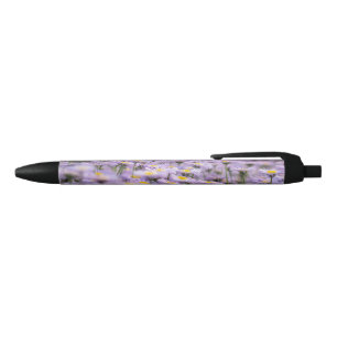 Purple Aster Flowers Pen