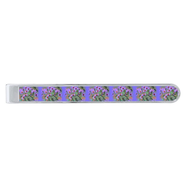purple asters tie bar (Front)