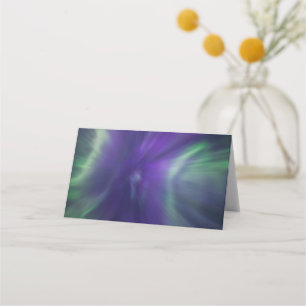 Purple Aurora Borealis Card
