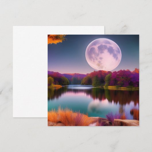 Purple Autumn Harvest Moon (Front/Back)