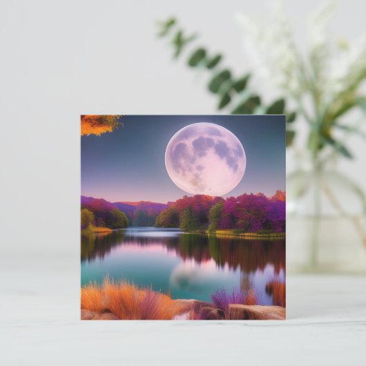 Purple Autumn Harvest Moon (Standing Front)