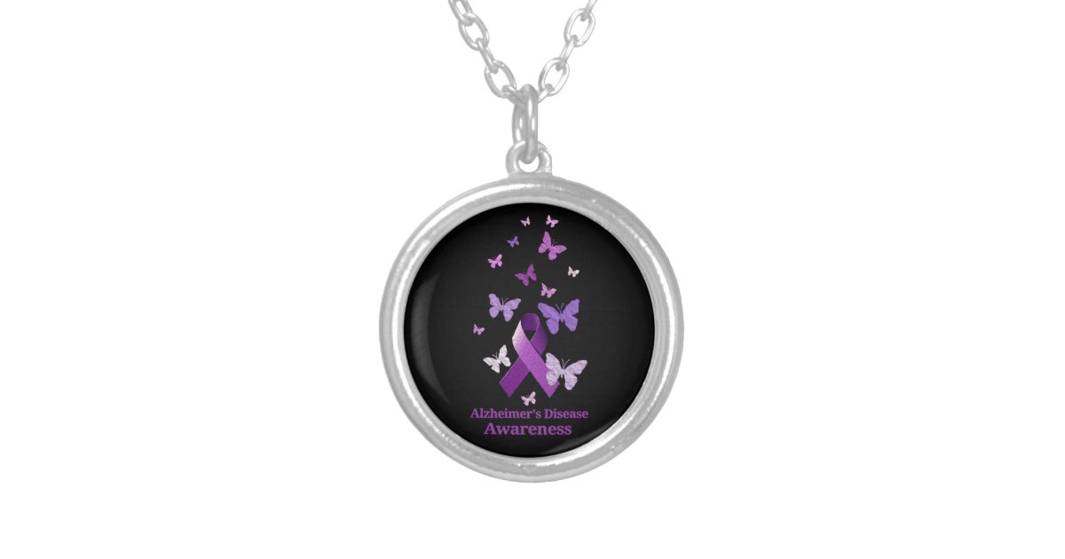 AlondraHanley Purple Ribbon with Heart Pin
