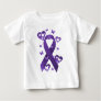 Purple Awareness Ribbon Baby T-Shirt