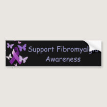 Purple Awareness Ribbon Bumper Sticker