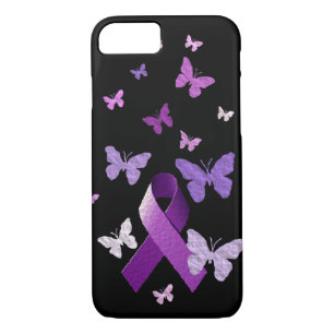 Purple Awareness Ribbon iPhone 8/7 Case