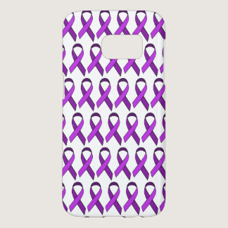 Purple Awareness Ribbon Samsung Galaxy S7 Case