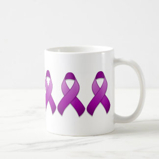 Purple Awareness Ribbon Mug