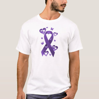 Purple Awareness Ribbon T-Shirt