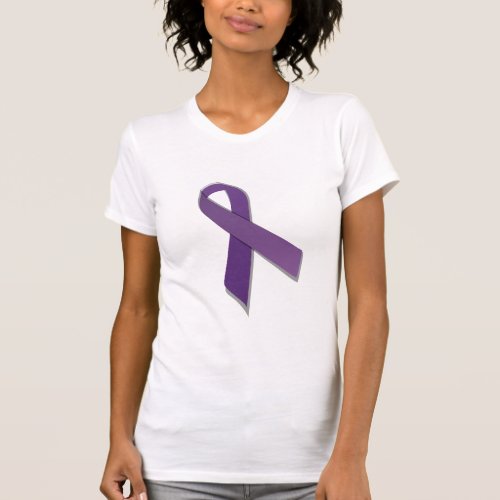Purple awareness ribbon T_Shirt