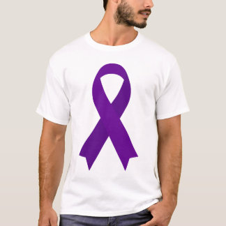 Purple Awareness Ribbon T Shirt