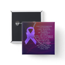 Purple Awareness Ribbon with "my Struggle" Poem Button