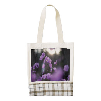Purple Azaleas of Hope Zazzle HEART Tote Bag